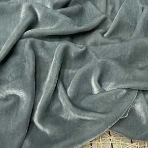 100% MULBERRY SILK VELVET fabric by the yard - Luxury Silk Velvet for Dress, Skirt, High End Garment - Silk apparel fabric - Blue silk velvet - Silk for clothes