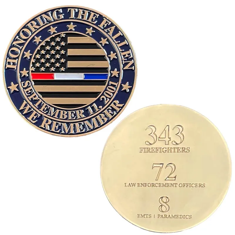 9/11 Memorial Challenge Coins