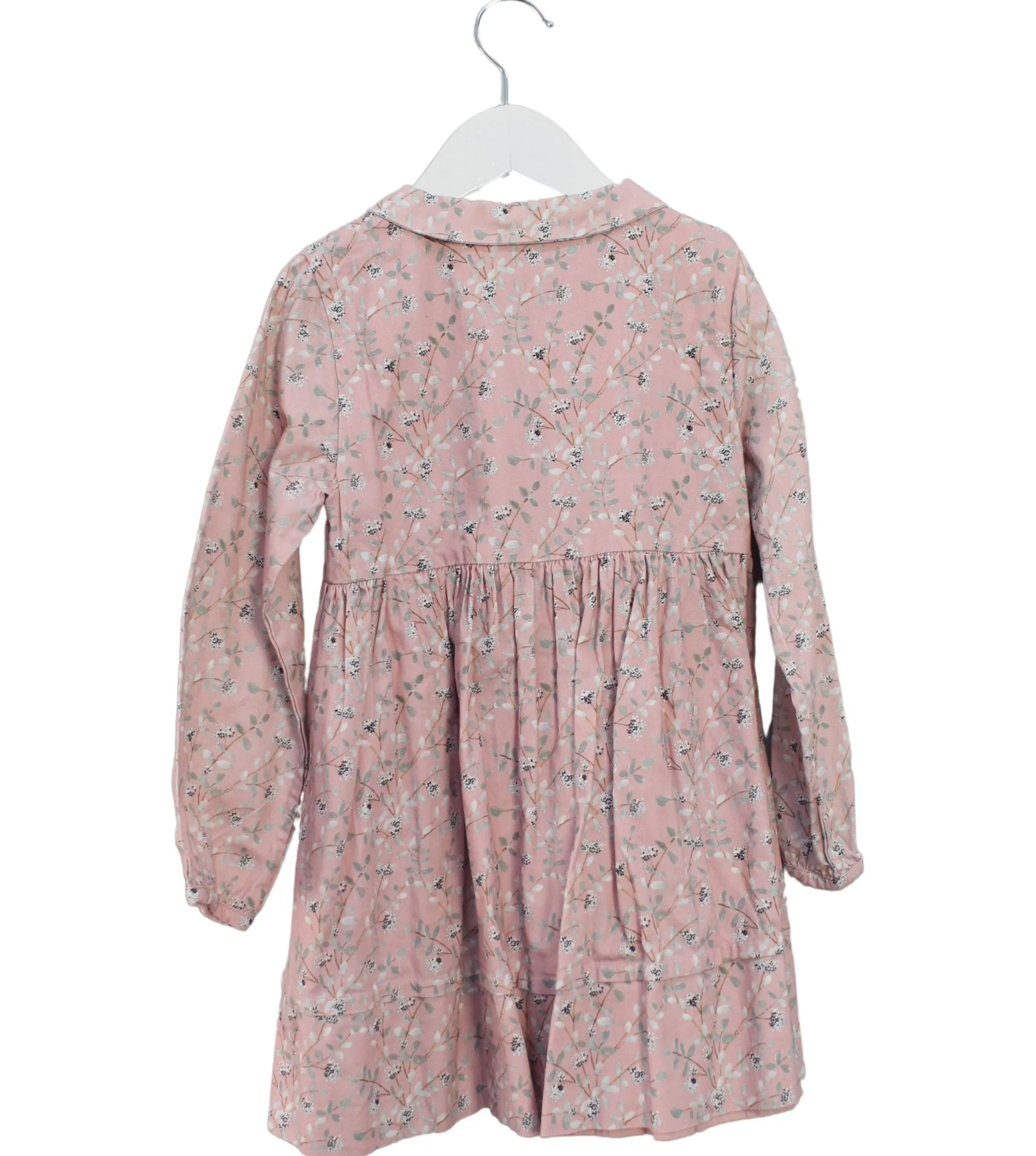 Bonnet à Pompon Long Sleeve Dress 6T