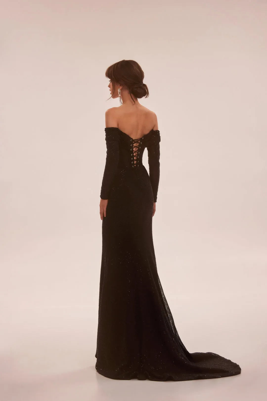 Elegant Off Shoulder Gown