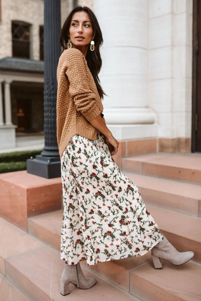 Elise Floral Midi Skirt