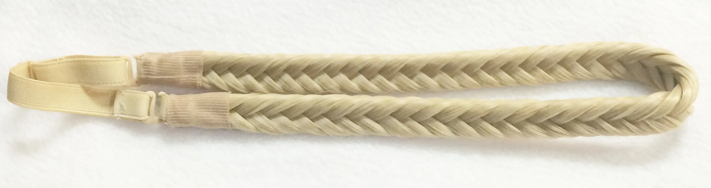 Fishtail Braided Headband - Blonde