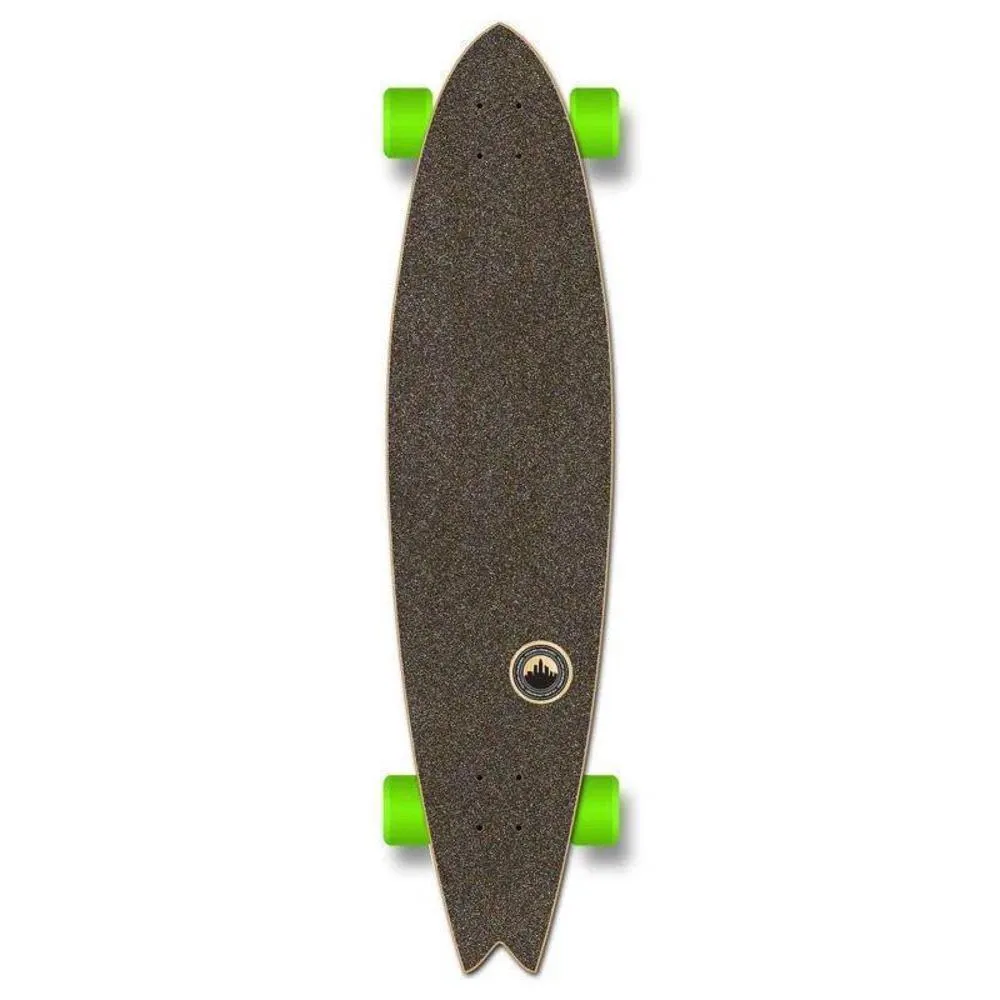 Fishtail Longboard 40 inch Pines Rasta from Punked - Complete