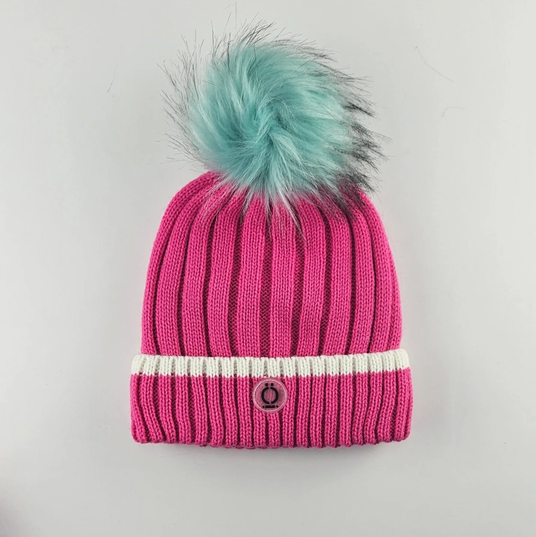 Fushia Stripe Tuque