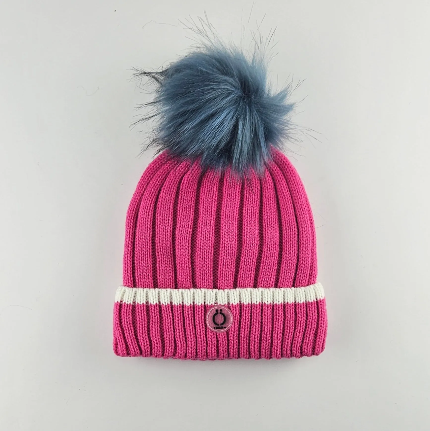 Fushia Stripe Tuque