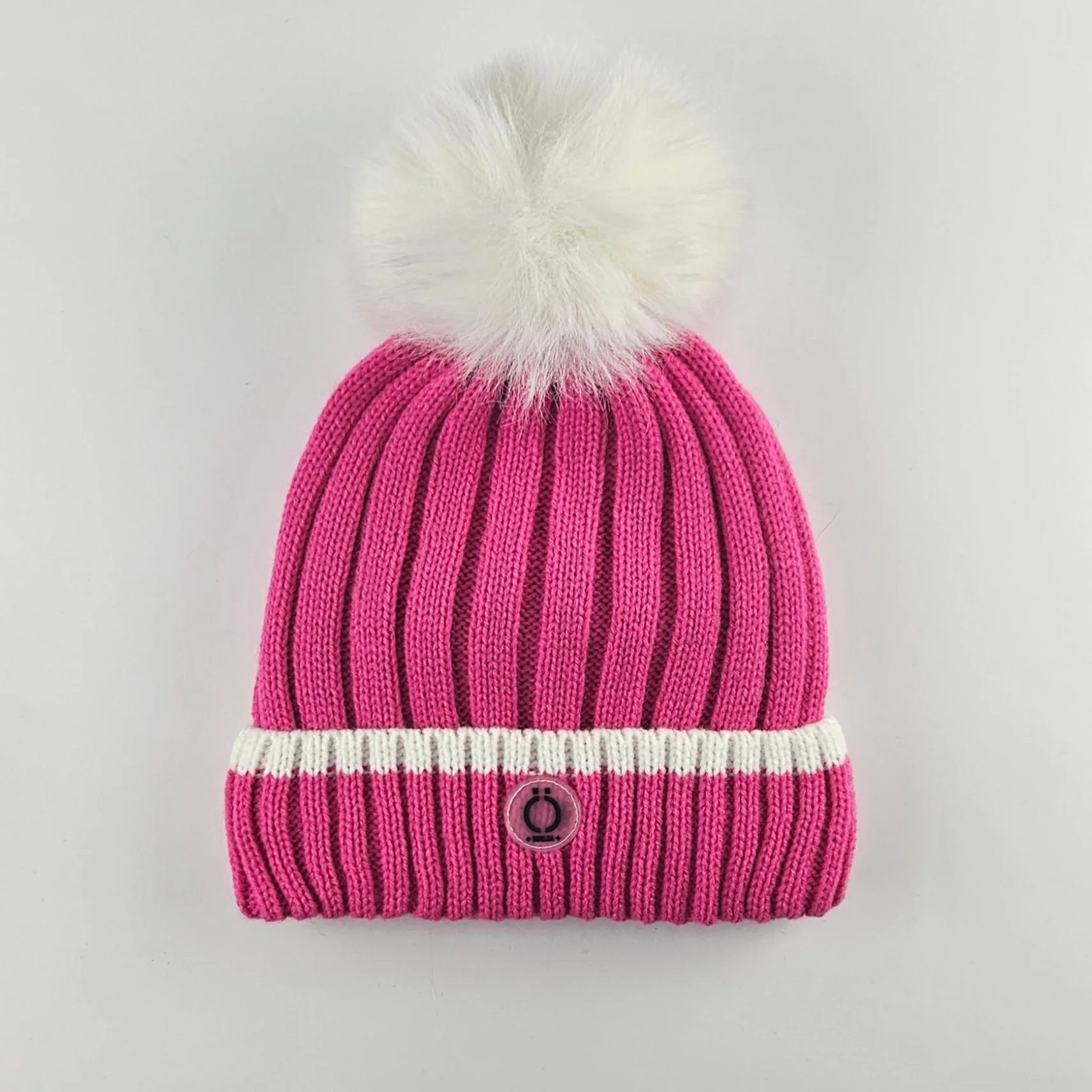 Fushia Stripe Tuque