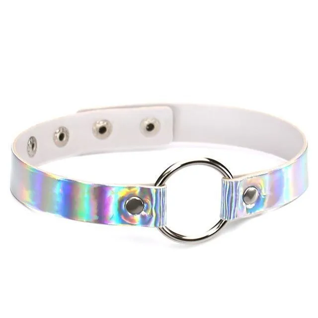 Holographic Heart Collar