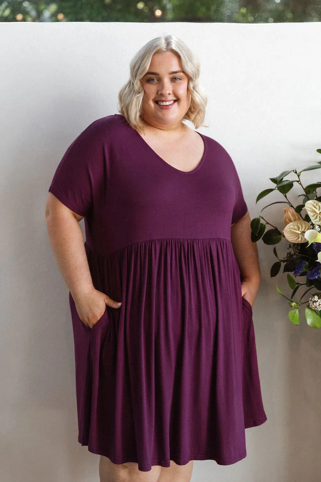 Lauren Dress - Berry