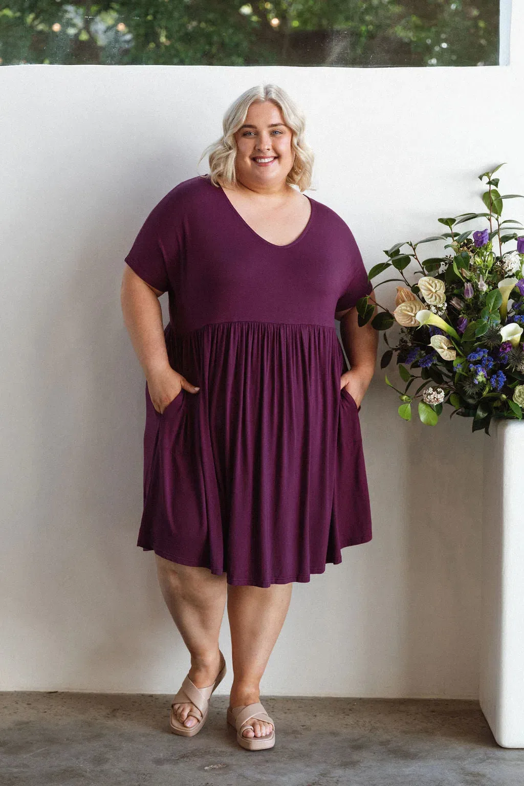 Lauren Dress - Berry