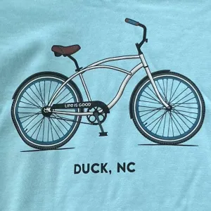 Life Is Good - Outer Banks Duck Turquoise Women's Crusher Tee