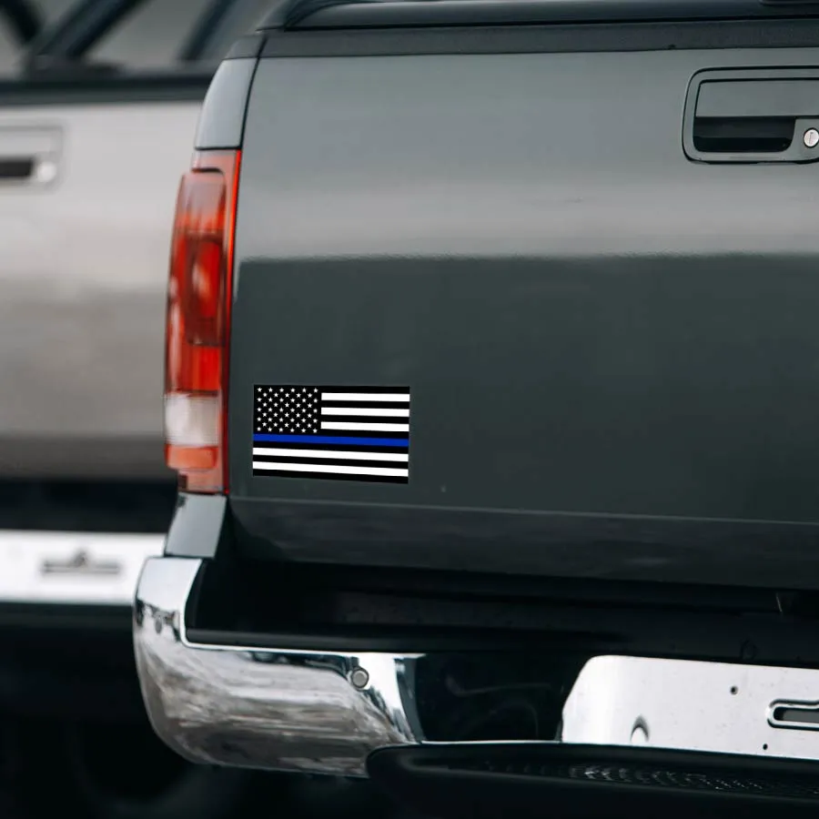 Magnet - Thin Blue Line American Flag