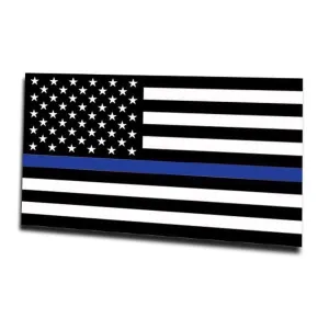 Magnet - Thin Blue Line American Flag