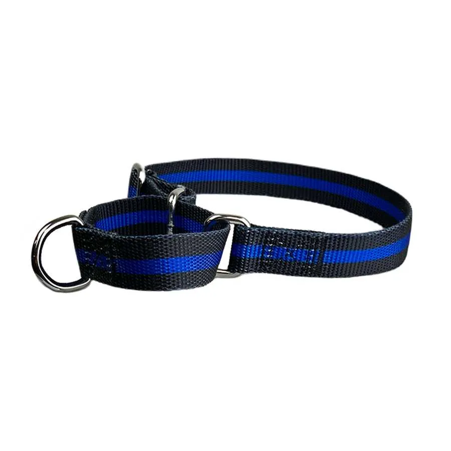 Martingale Dog Collar - Classic Thin Blue Line