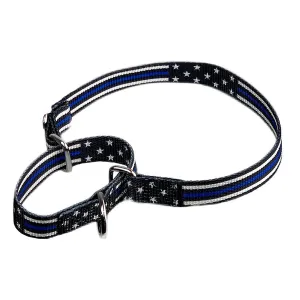 Martingale Dog Collar - Stars and Stripes Thin Blue Line