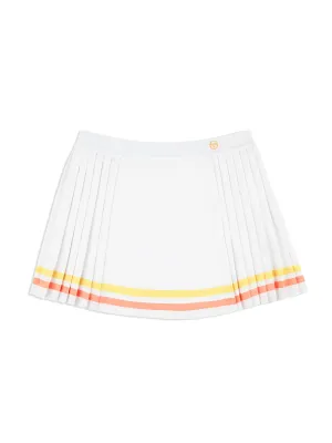 Noale Tennis Wrap Skirt- Brilliant White