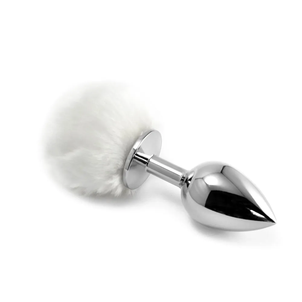 Pompon Metal Plug Large ( Silver )