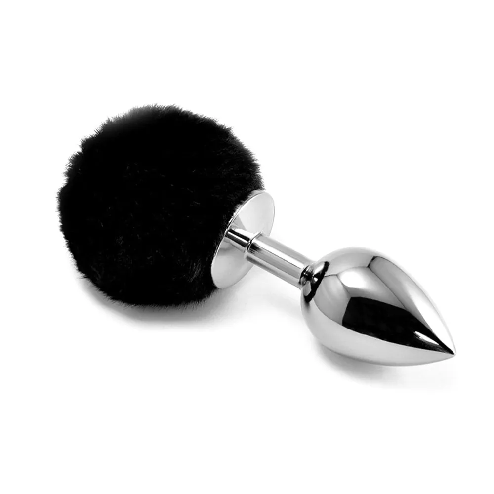 Pompon Metal Plug Large ( Silver )