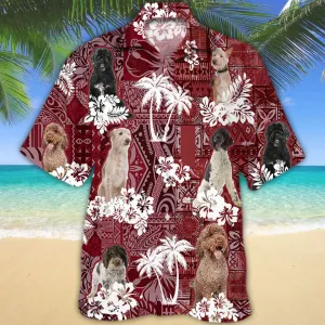 Portuguese Hawaiian Shirt, Dog All Over Printed On Hawaii Shirts Short Sleeve