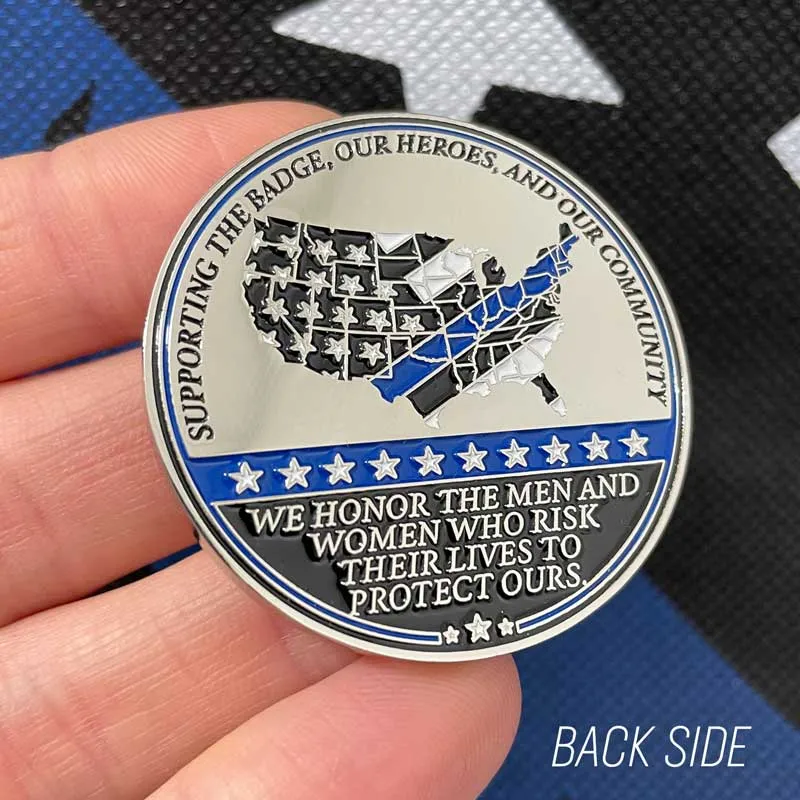 "Thank you" Law Enforcement Challenge Coin