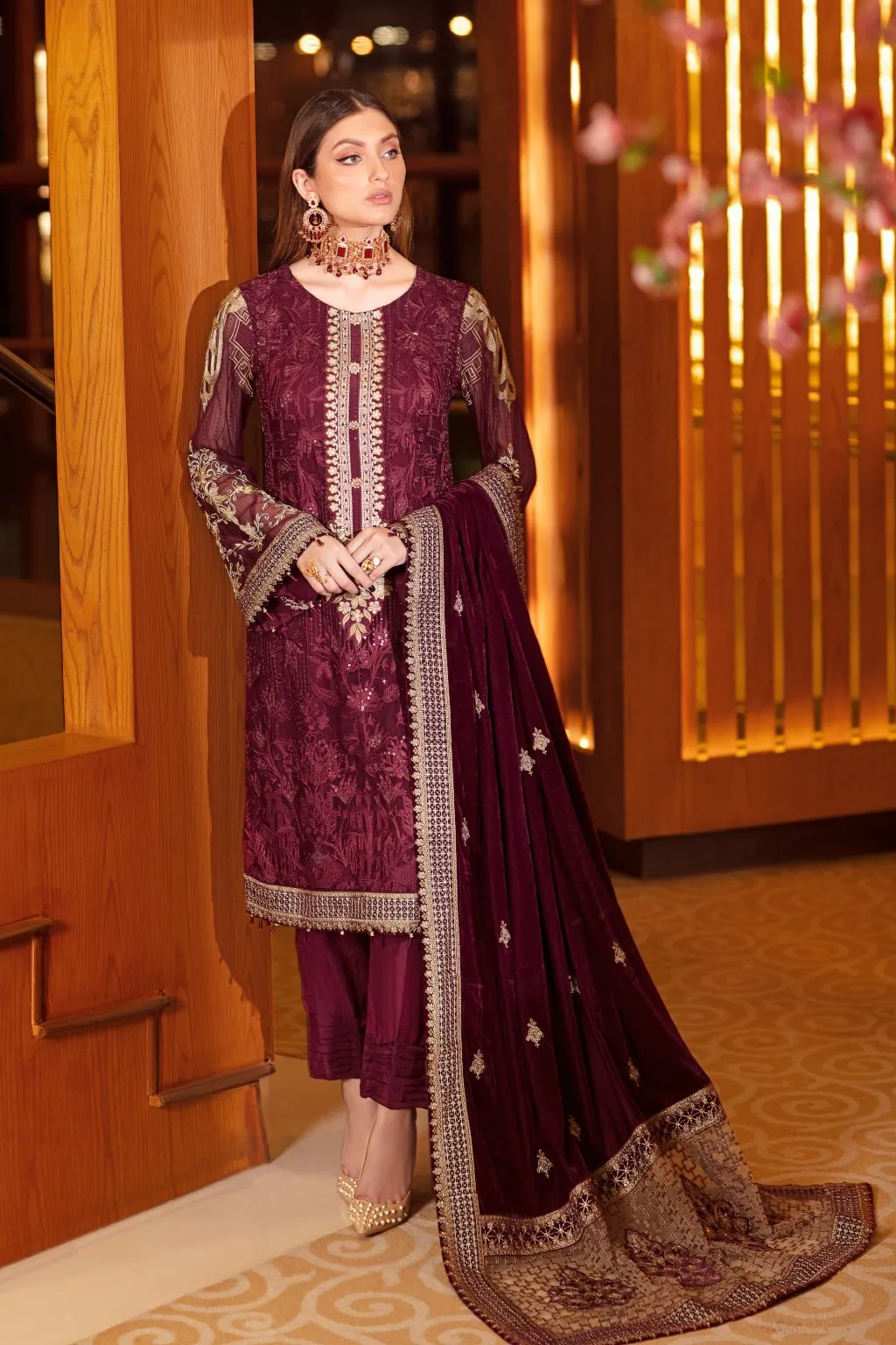 Ramsha Velvet Collection Vol-3 – V-304