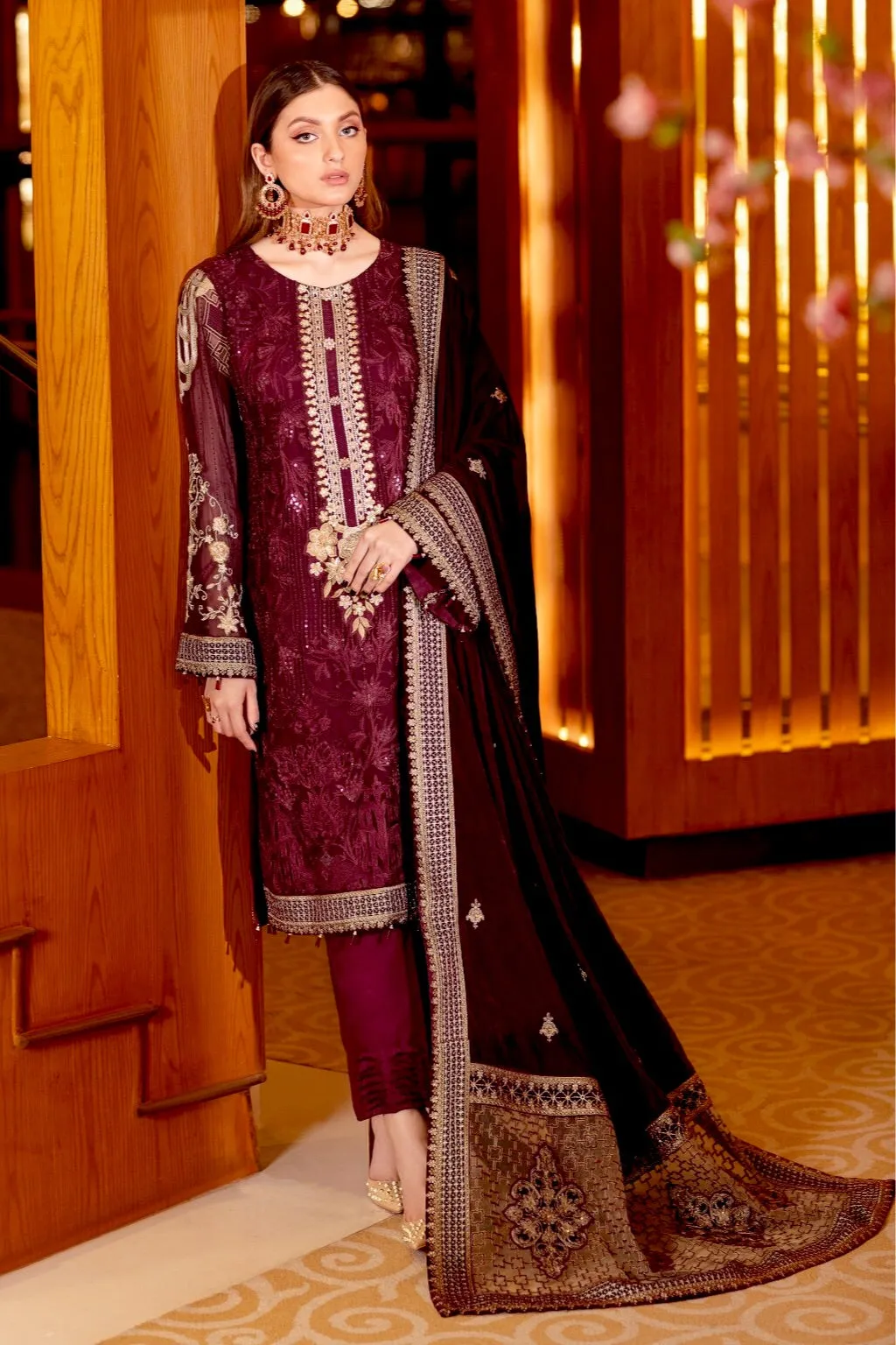 Ramsha Velvet Collection Vol-3 – V-304