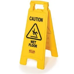 Rubbermaid® 25" Standard Yellow Caution Wet Floor Sign