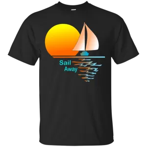 Sail Away on Dark Custom Ultra Cotton T-Shirt