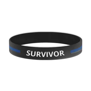 Survivor Thin Blue Line Bracelet - Thin Blue Line USA