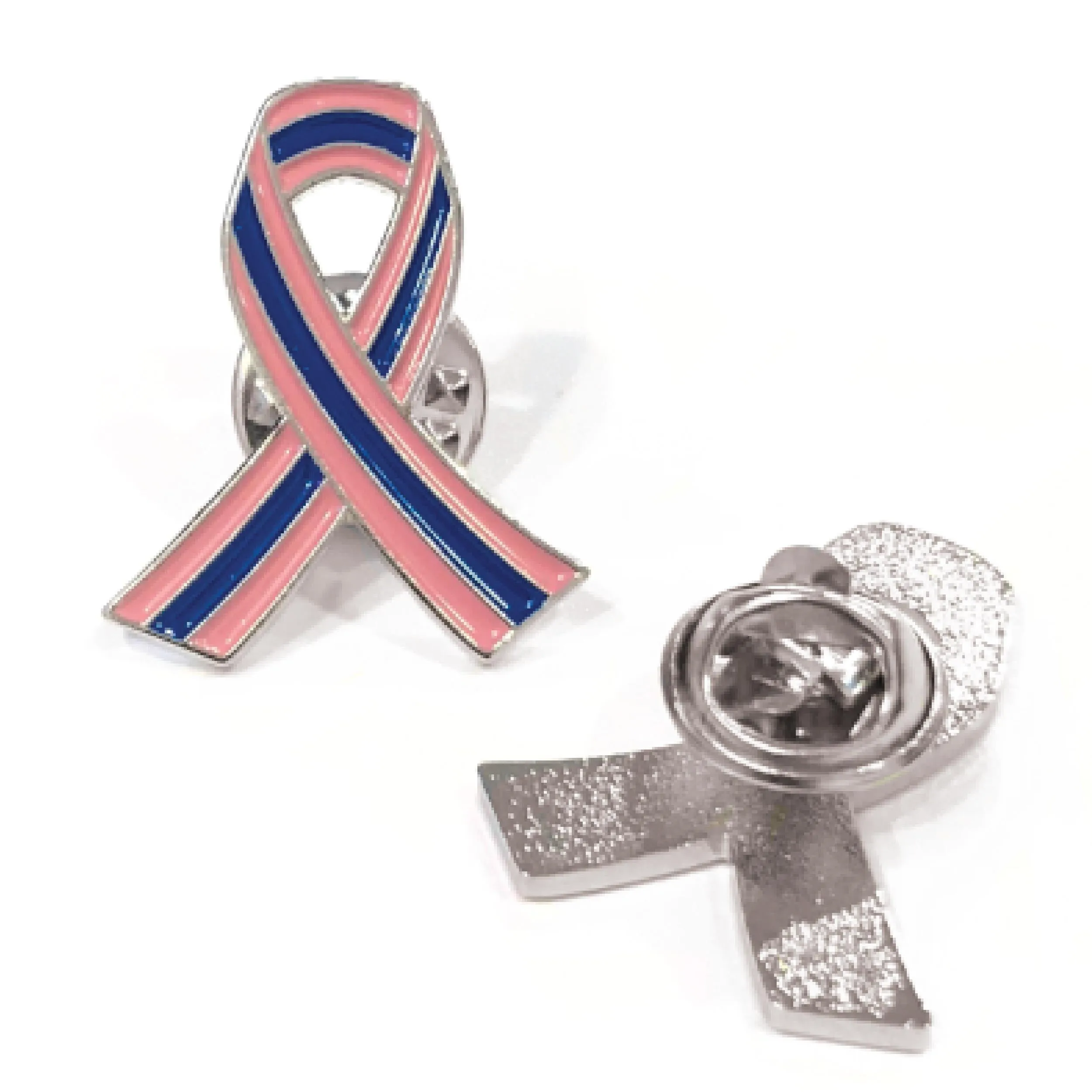 Thin Blue Line Breast Cancer Awareness Pin