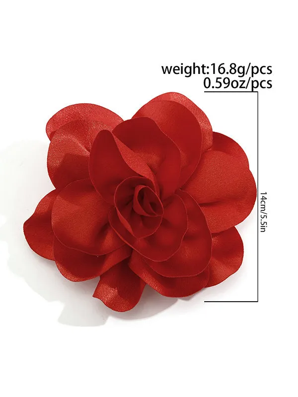 Three-Dimensional Flower Brooch Accessories