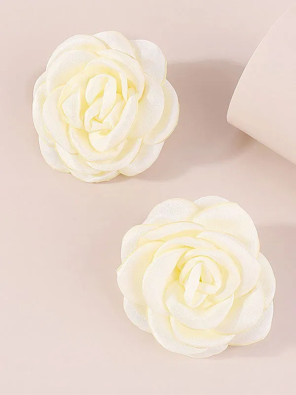 Three-Dimensional Flower Earrings Accessories