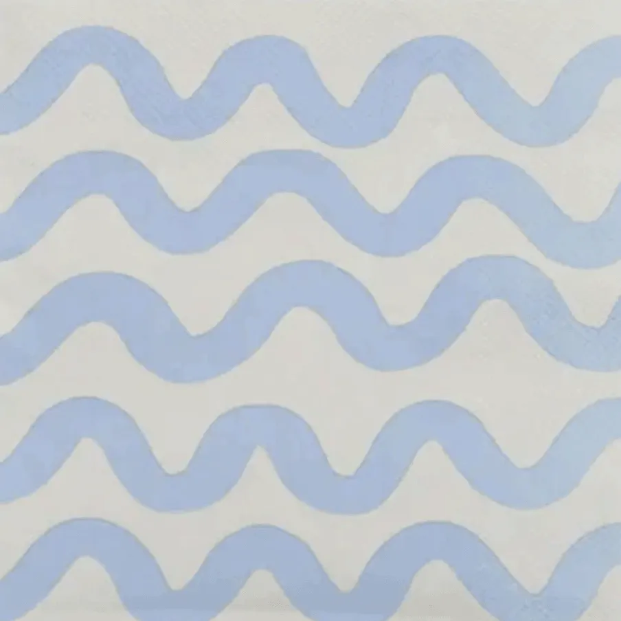 Waves Napkin 20 pck